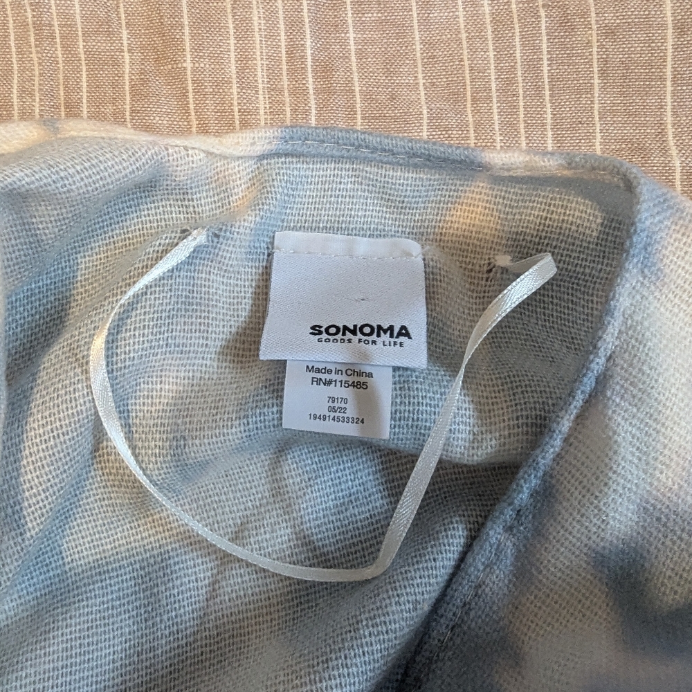 One size shrug wrap by Sonoma blue and white - Picture 2 of 9